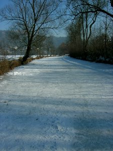 Eichstätt - Vereiste Altmühl 2017-01-29 -Freiwasser (1)