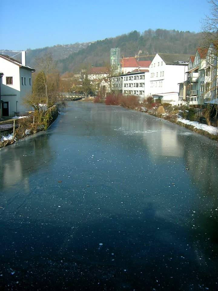 Eichstätt - Vereiste Altmühl 2017-01-29 -hinter der Pfahlstraße (3)