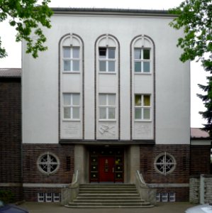 Eingang zum Kloster St. Gabriel (Westend)