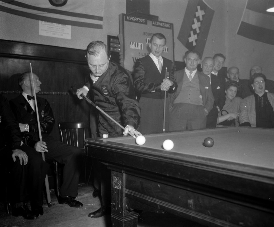 Eindstrijd Hoofdklasse Groot Biljart Bandstoten, Bestanddeelnr 908-1972