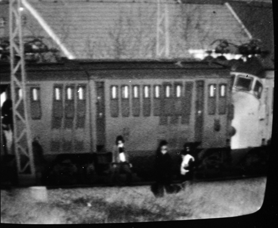 Einde gijzeling in trein bij Wijster Molukkers en bemiddelaars buiten de trein , Bestanddeelnr 928-3247