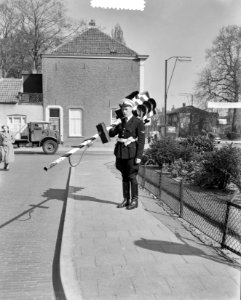 Eindhoven draagbare verkeerspaal met licht, Bestanddeelnr 905-6778