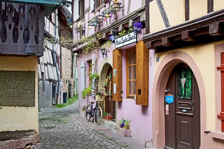 Historic center egiusheim alsace