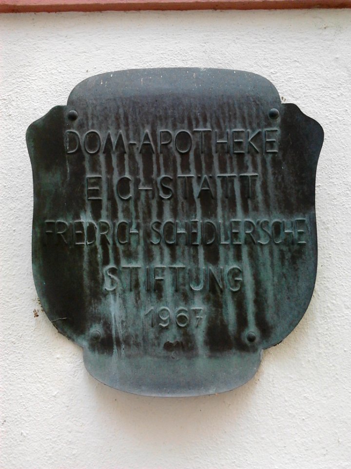 Eichstätt Domplatz 16 -Plakette 1967
