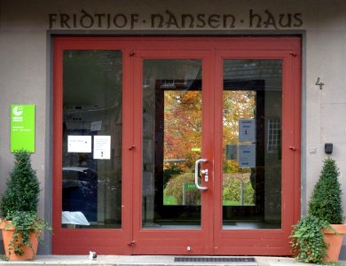 Eingang Fridtjof-Nansen-Haus Göttingen