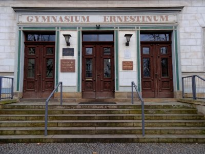 Eingangsbereich des Ernestinums Gotha