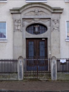 Eingang des Gebäudes in der Schlichtenstraße 12, Gotha
