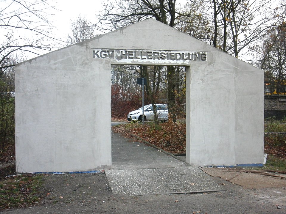 Eingang Hellersiedlung 2