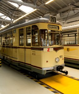 Einheitstriebwagen T59E (1512) - Straßenbahnmuseum Dresden