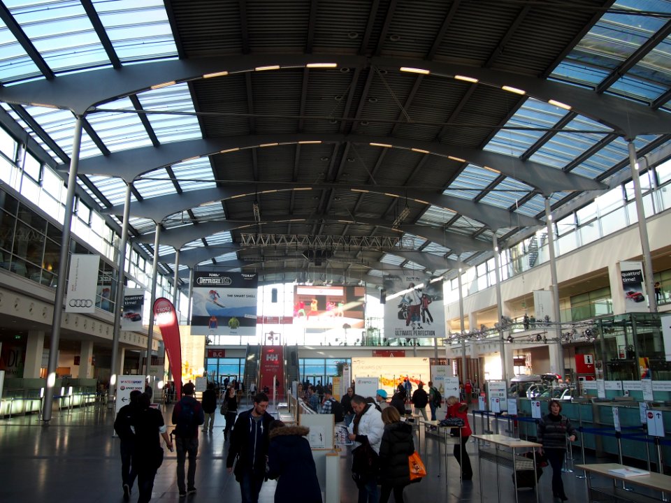 Eingangsbereich West ISPO 2014 München