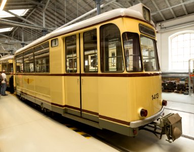 Einheitsbeiwagen EB 57 (1413) - Straßenbahnmuseum Dresden (3)