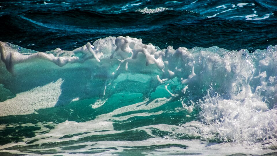 Beach nature spray photo