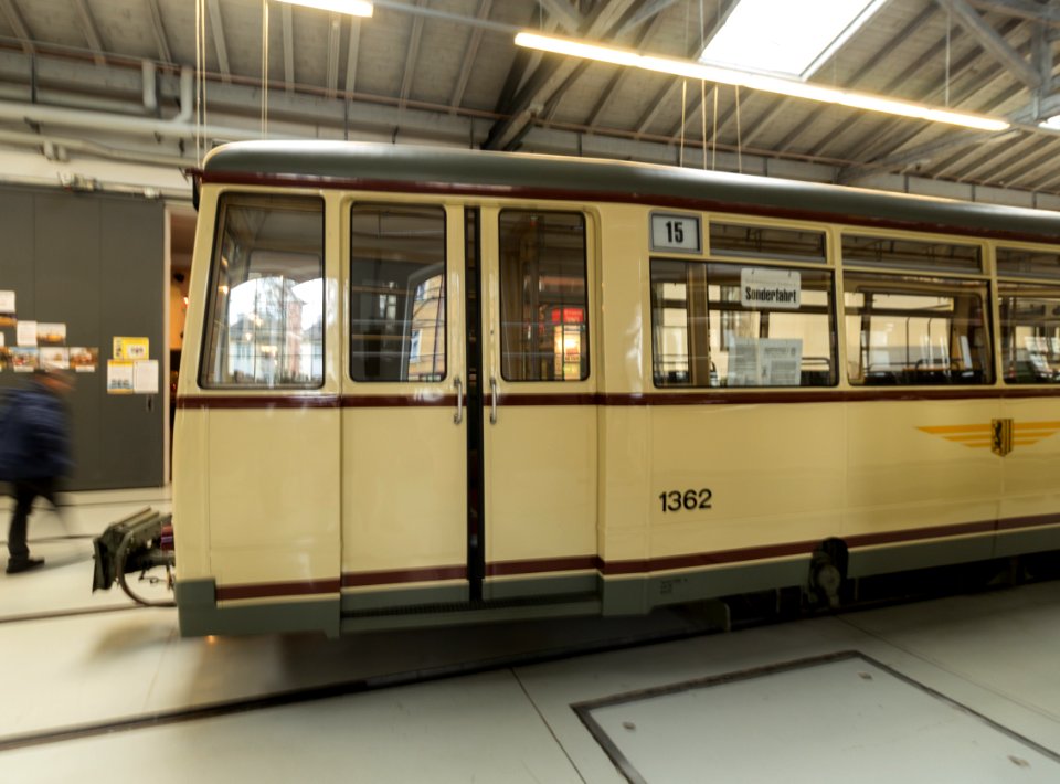 Einheitsbeiwagen EB 54 (1362) - Straßenbahnmuseum Dresden 2