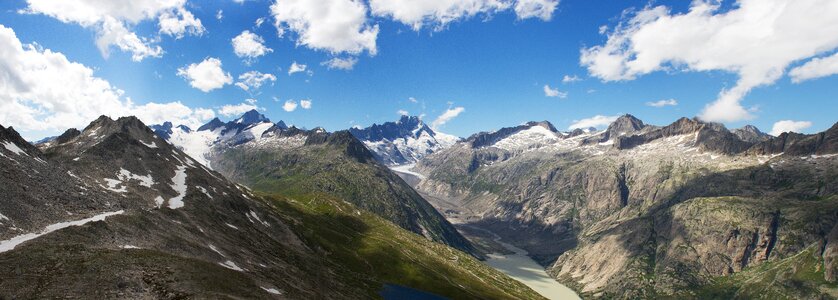 Glacier switzerland massif photo