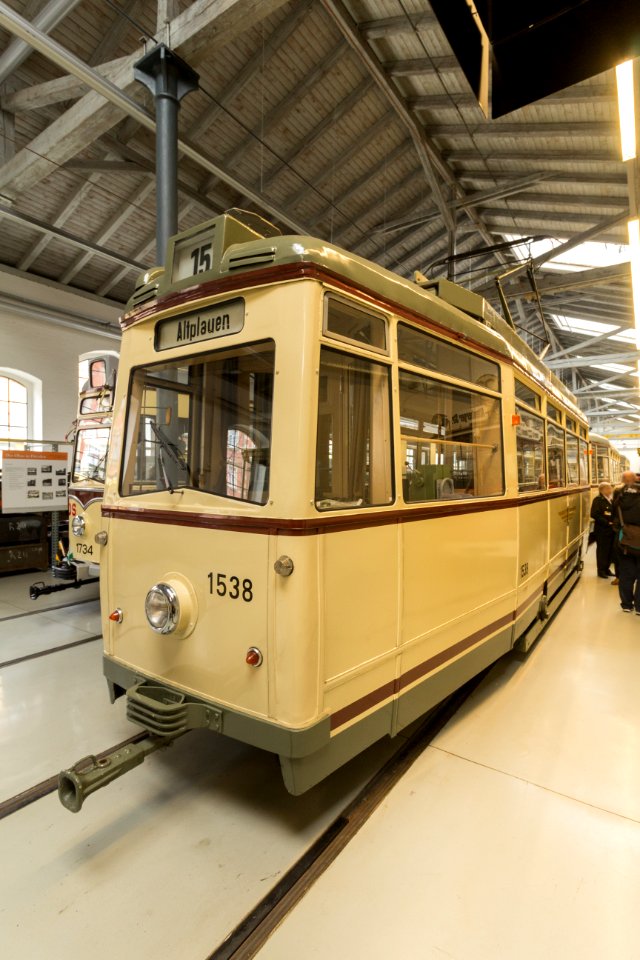 Einheitstriebwagen ET 54 (1538) - Straßenbahnmuseum Dresden