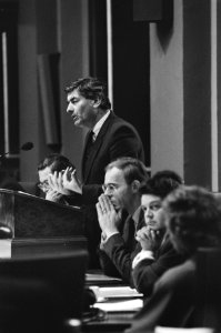 Eerste Kamer algemene beschouwingen '85 premier Lubbers antwoordt de Kamer, Bestanddeelnr 933-4956