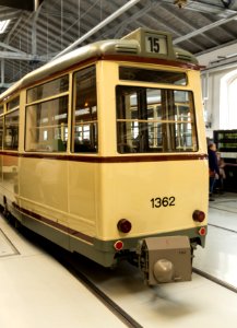 Einheitsbeiwagen EB 54 (1362) - Straßenbahnmuseum Dresden 3