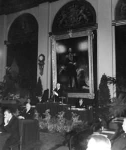 Eerste Kamer. Herdenking grondwetsafkondiging, Bestanddeelnr 903-0854