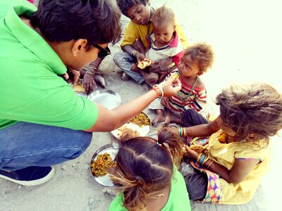 Social work hunger charity work