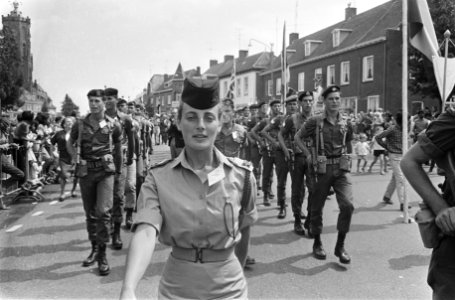 Eerste dag Vierdaagse Nijmegen. Israelische militairen, Bestanddeelnr 920-5382