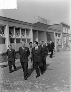 Eerste paal Monroe Calculatie-machine Company Amsterdam, Bestanddeelnr 904-7197