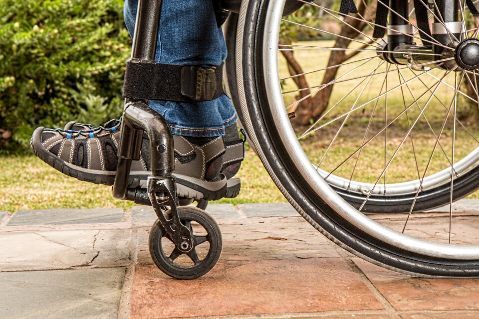 Injured disabled handicapped