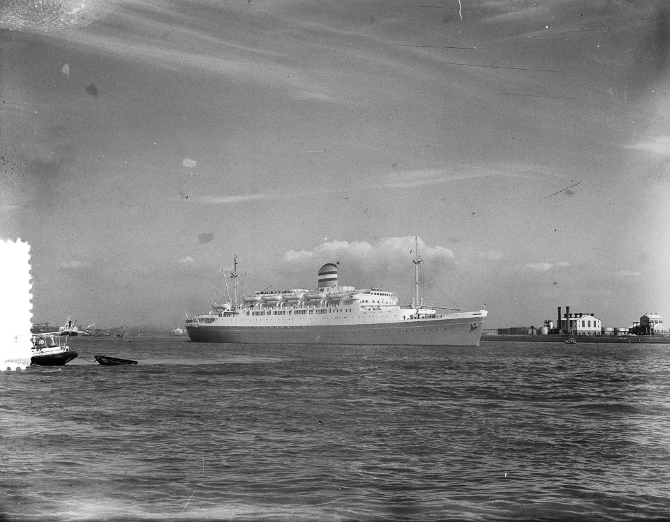 Eerste tocht Rijndam Holland Amerika lijn, Bestanddeelnr 904-6852