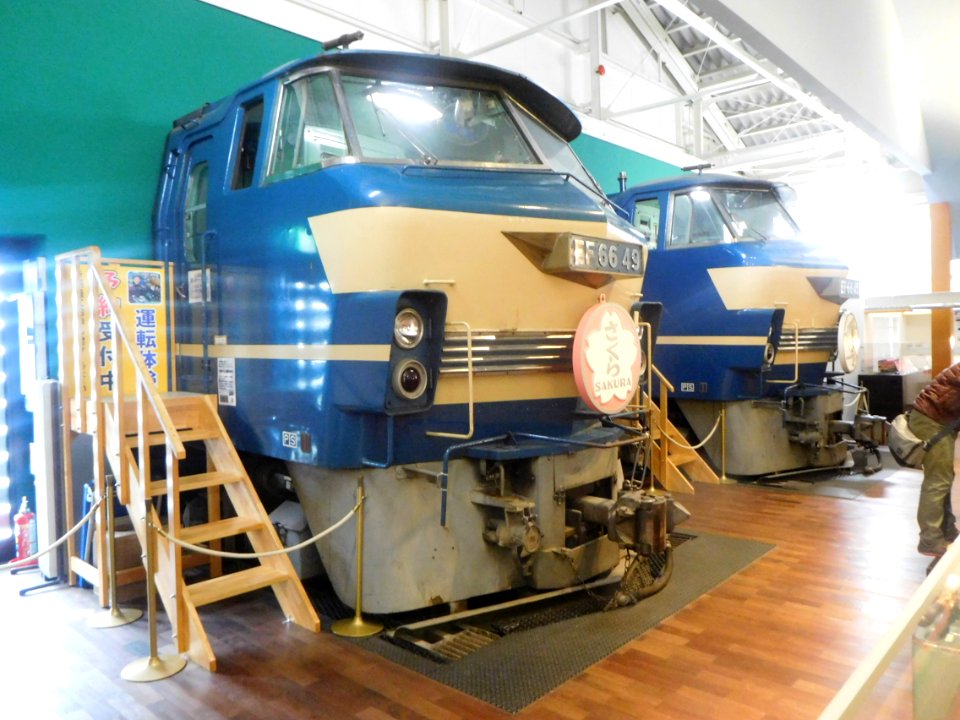 EF66s at The Diorama Kyoto Japan 01