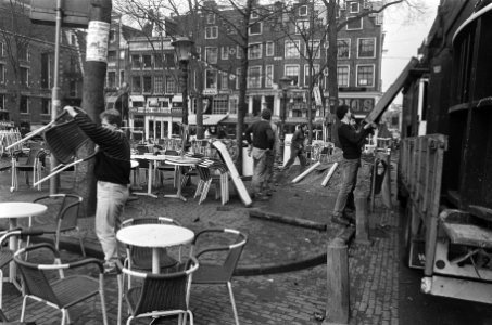 Eerste terrassen op Leidseplein, Bestanddeelnr 933-5994