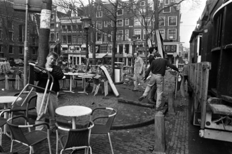 Eerste terrassen op Leidseplein, Bestanddeelnr 933-5993