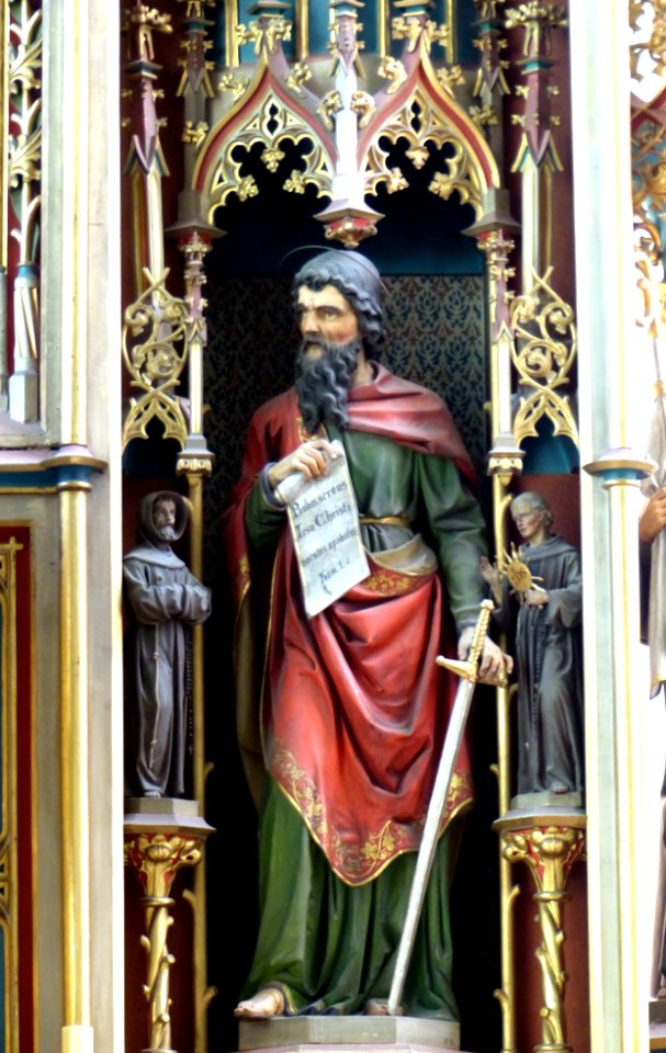 Eferding Pfarrkirche - Hochaltar 4