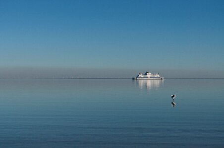 Coast north sea calm sea