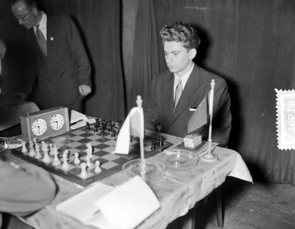 Eerste ronde landentoernooiwereldkampioenschap Schaken. Spassky (Rusland), Bestanddeelnr 907-6618