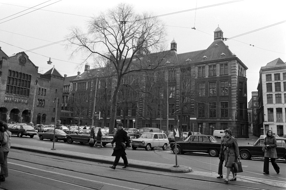 Effectenbeurs in Amsterdam, exterieur, Bestanddeelnr 927-7645