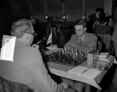 Eerste ronde landentoernooiwereldkampioenschap Schaken Oscar Panno (Argentinie), Bestanddeelnr 907-6617