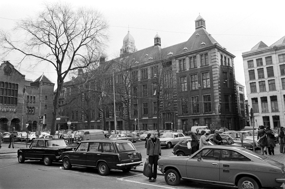 Effectenbeurs in Amsterdam, exterieur, Bestanddeelnr 927-7644