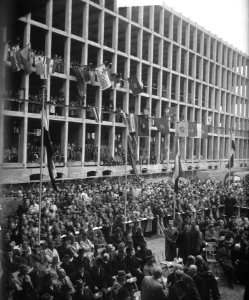 Eerste steen Stadhuis Alexanderveld Den Haag, Bestanddeelnr 903-3634