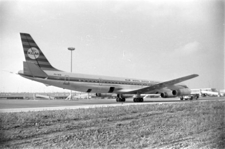 Eerste Super DC 8 voor KLM op Schiphol, Bestanddeelnr 920-5071