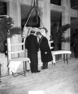 Eerste steen Stadhuis Alexanderveld Den Haag, Bestanddeelnr 903-3635