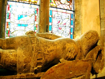 Effigy of knight, St. Peter, Dorchester