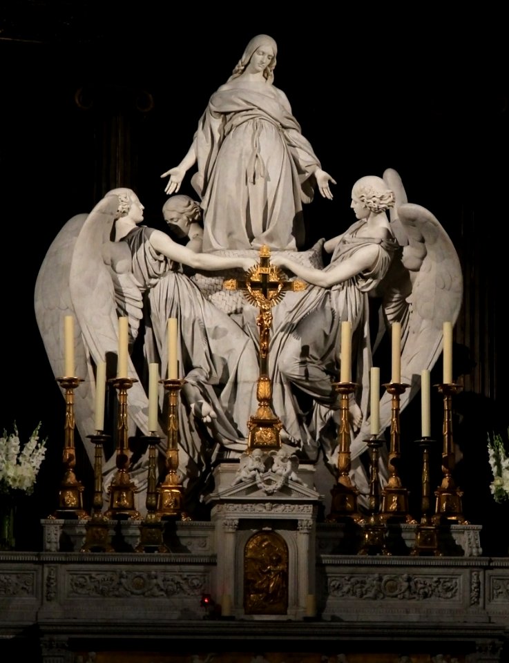 Eglise de la Madeleine Charles Marochetti Ravissement de Sainte Marie-Madeleine 2 27102018