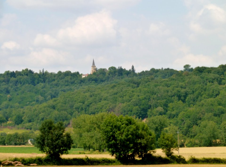 Eglise de lembeye depuis Peyrelongue-Abos