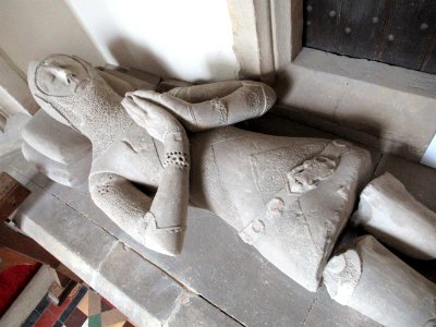 Effigy of knight, Stonham Aspal