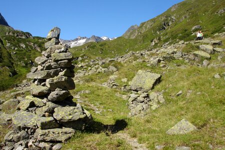 Landscape steinig alpine photo