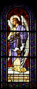 Eglise Saint-Jacques-Saint-Christophe Paris Vitrail Choeur Ateliers Champigneulle Ange droit 26102018