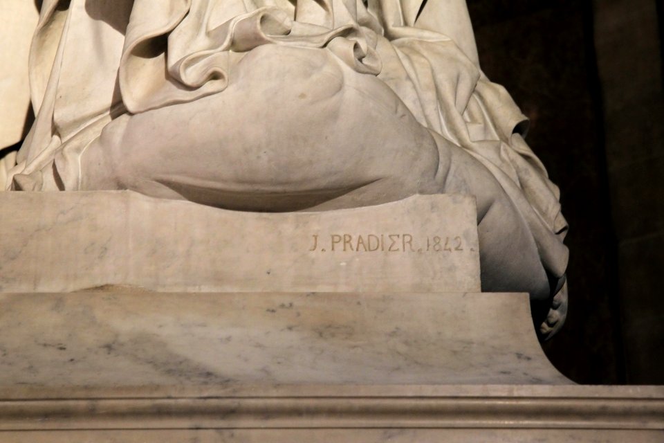 Eglise de la Madeleine James Pradier Mariage de la Vierge Signature 1 27102018