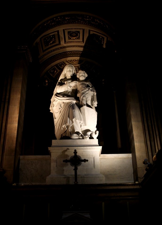 Eglise de la Madeleine Charles Emile Seurre Vierge à l'Enfant 1 27102018