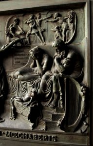 Eglise de la Madeleine Porte Henry de Triqueti Non moechaberis David et Bethsabée 27102018
