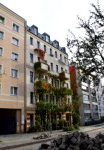 Ehemaliges besetztes Haus in der Zellestraße 3 in Berlin-Friedrichshain