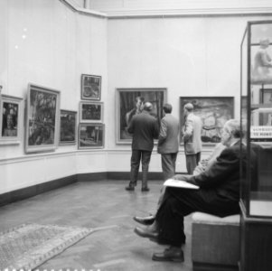 Eerste kijkdag van de collectie Regnault te Amsterdam, Bestanddeelnr 909-9156